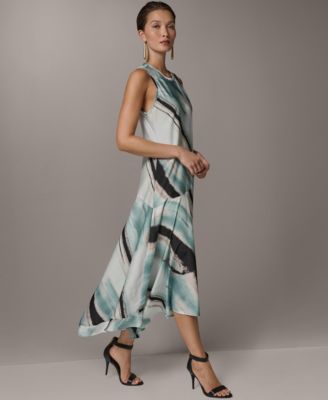 Women's Crew Neck Midi Dress