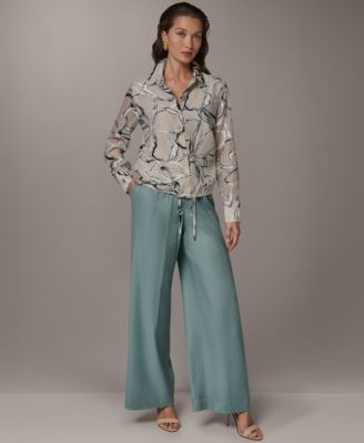 Women's Long-Sleeve Printed Shirt