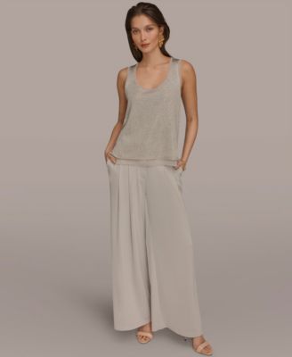 Women's Sequin Scoop Neck Sweater