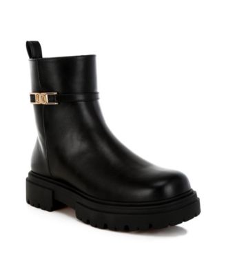 Womens Corsac Buckle Belt Ankle Boots