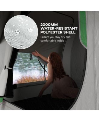 Car Camping Tent with 3 Doors, 2000mm Waterproof, and