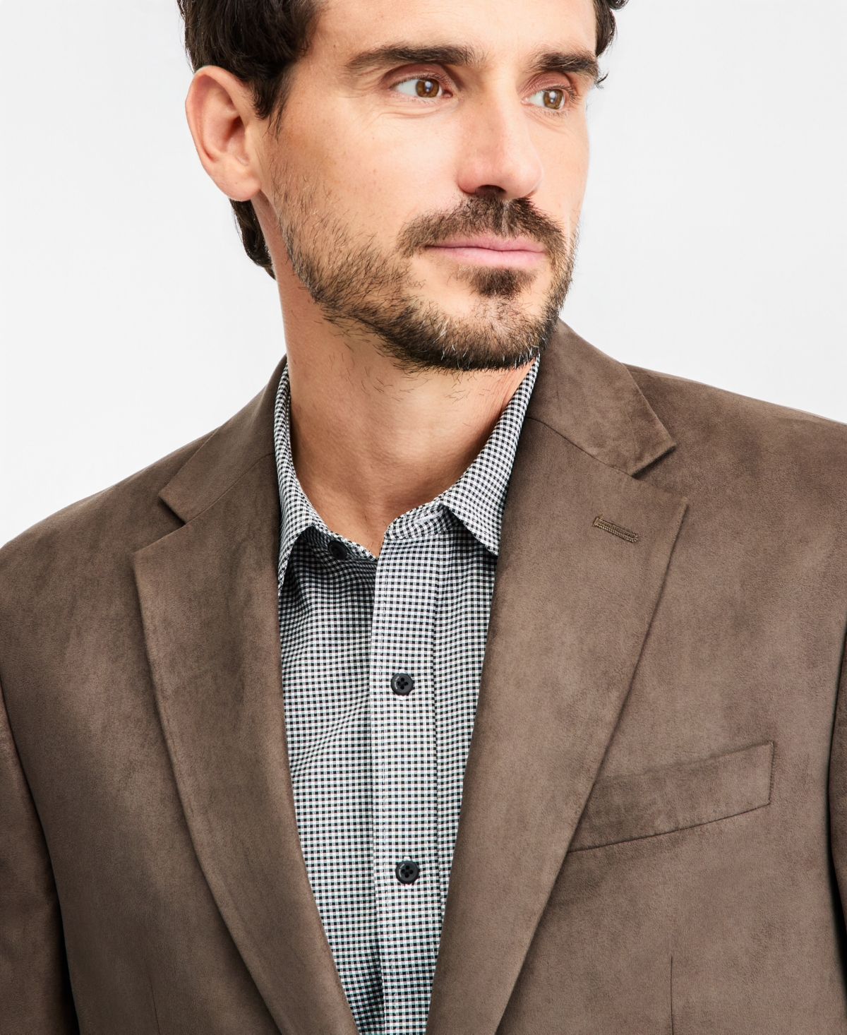 Michael Kors Men's Classic-Fit Faux Suede Sport Coat
