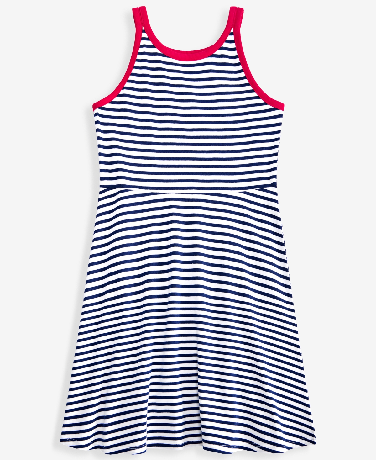Epic Threads Girls' Xs-xl Striped Cotton Tank Dress, Macy's Exclusive - Bright White