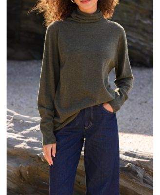 Women's Geelong Wool Slouch Turtleneck Sweater