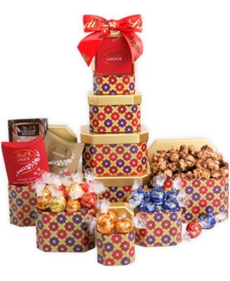 Alder Creek Gift Baskets Decadent Lindt Chocolate Gift Tower, 7 Piece ...