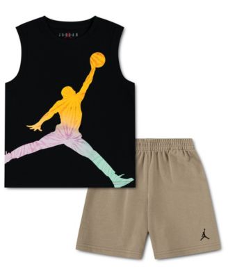 Boys' 4-7 Crewneck Tank Top and Shorts, 2-Piece Set