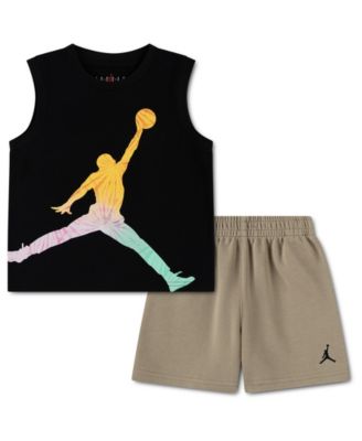 Boys' Toddler 2T-4T Crewneck Tank Top and Shorts, 2-Piece Set
