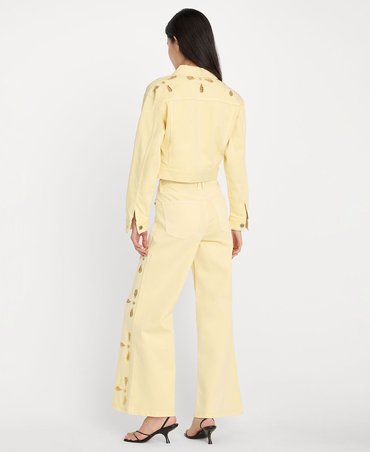 Good American Women's Wide-Leg Jeans view 7 — MAYCSS fashion products