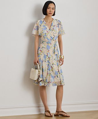 petite short sleeve dresses Karen Kane Petites A-Line Dress sleeve complemented by a sleek boat neckline Cagogo Summer Spring Flowy Swing