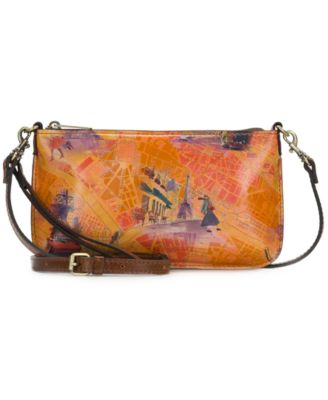 Laurina Leather Crossbody Wristlet