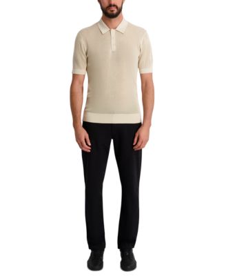 Men's Short-Sleeve Regular-Fit Polo Sweater