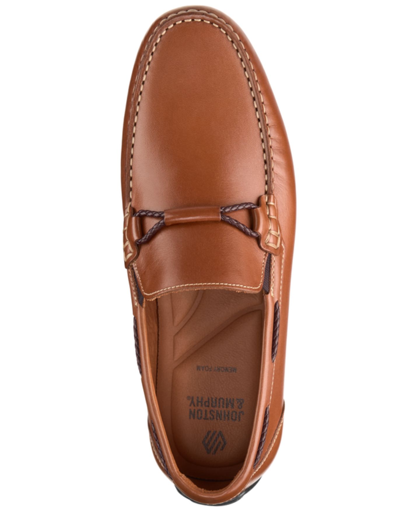 Мужские туфли Johnston & Murphy Beck Leather Bit, цвет: Рыжевато-коричневый — фото 4