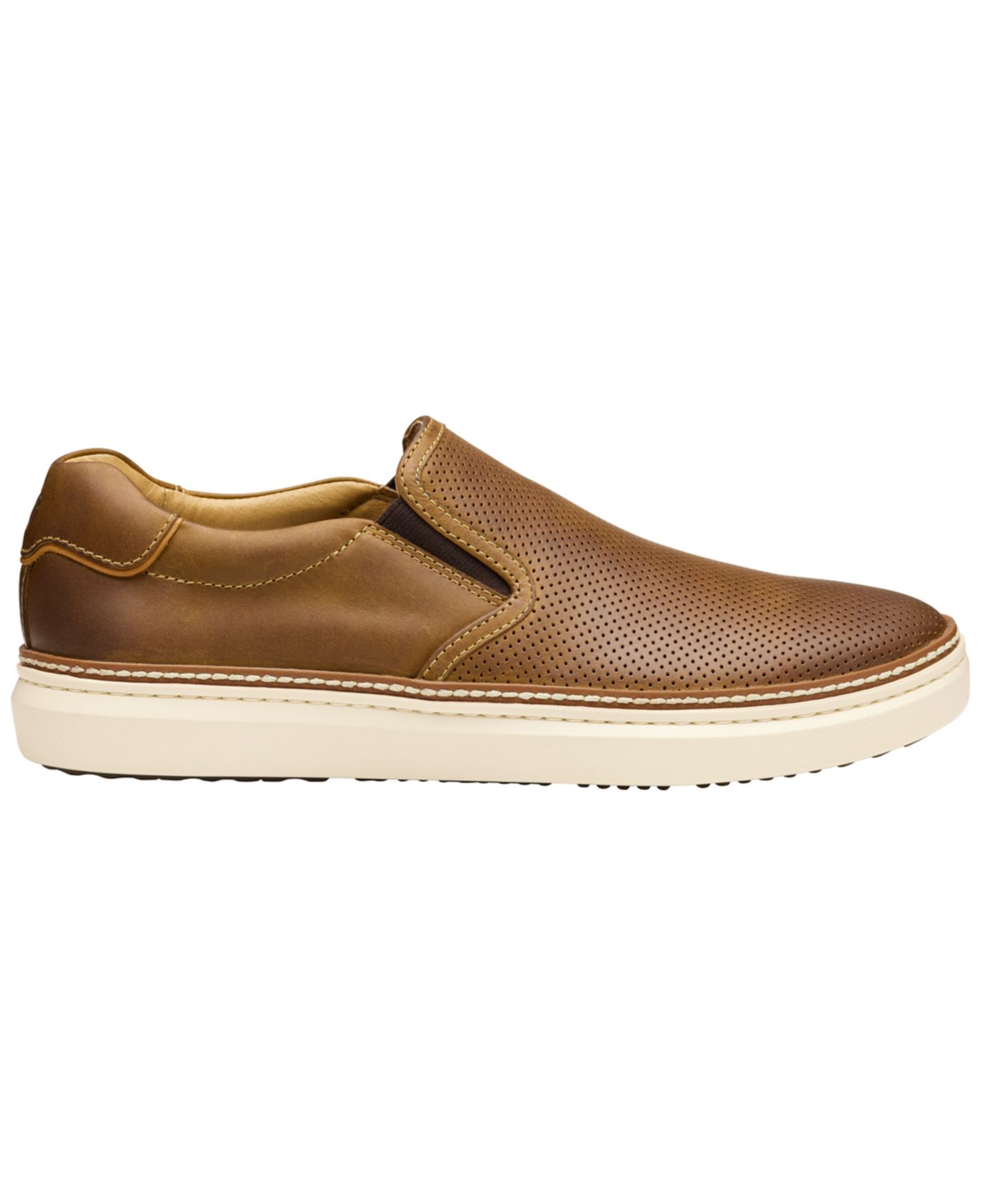 Мужские кроссовки Johnston & Murphy McGuffey 2 Perfed Round-Toe, цвет: Коричневый — фото 2