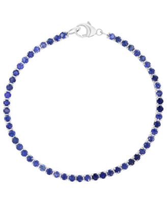 Ruby (4.2 ct. t.w.) Bracelet in Sterling Silver (Also Available in Sapphire)