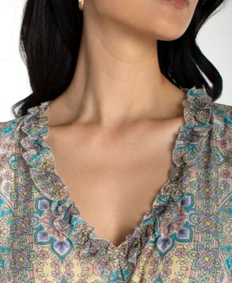 Women's Smocked Waist Maxi Dress