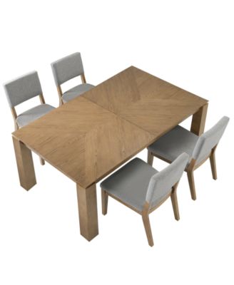 Selby 5-Pc. Dining Set (1 Dining Table + 4 Chairs)