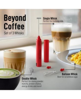 Froth N Go Rechargeable Milk Frother with Case for Lattes