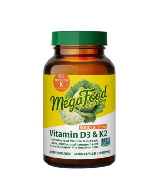Vitamin D3 with K & K2, 5000 IU 60 Caps