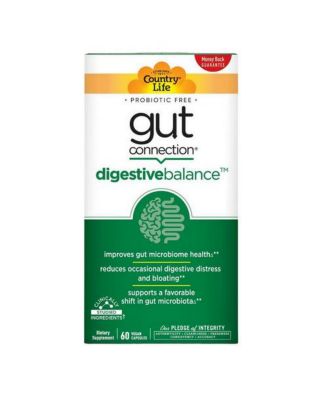 Country Life Gut Connection Digestive Balance 60 Caps 40$