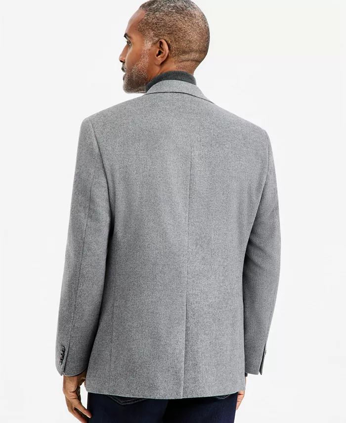 Men's Wool Cashmere Blend Luxury Classic-Fit Sport Coat - thumbnail 4