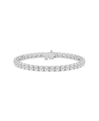 Men's Lab Grown Diamond (12 ct. t.w.) Bracelet in Sterling Silver
