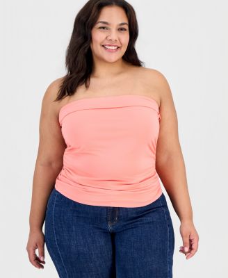 Plus Size Pull-On Tube Top