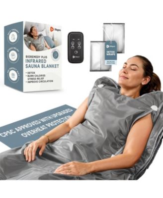 Infrared Sauna Blanket Full Body – Portable Lifepro Sauna Blanket with Adjustable Heat & Timer, Home Detox & Relaxation Sauna Blanket