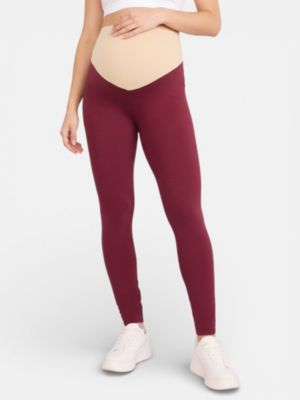 Women's Essential Stretch Secret Fit Over the Belly Maternity Leggings