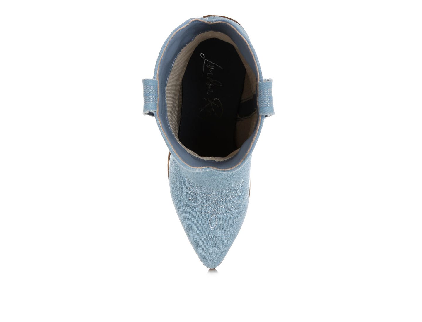 Женские ботинки London Rag Nigara Cut Out Detail Denim Cowboy, цвет: Джинсовый — фото 6