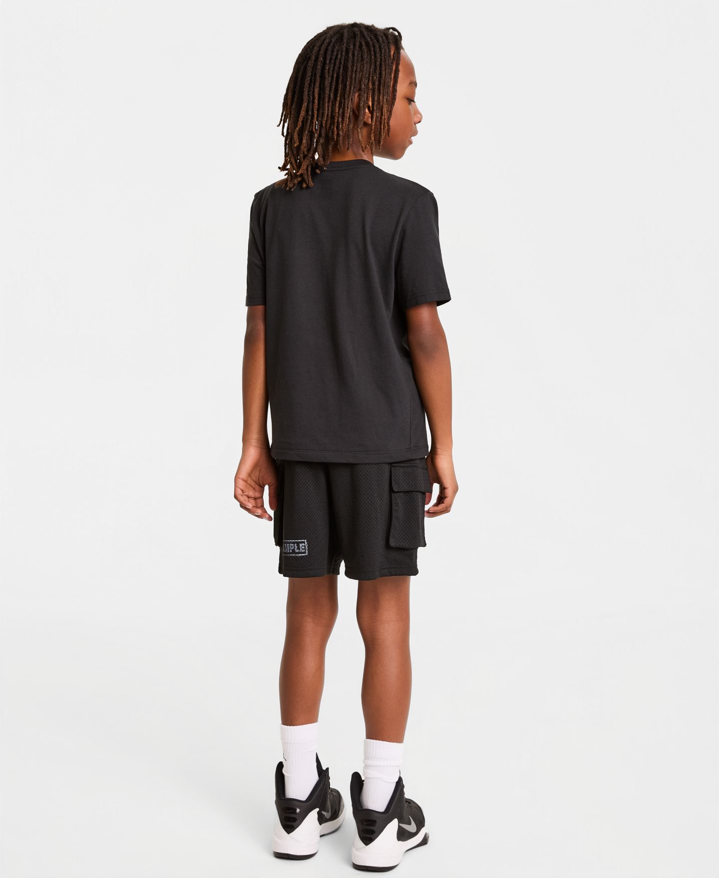 Шорты Jordan JDB Festival Cargo Shorts для мальчиков, цвет: Чёрный — фото 3