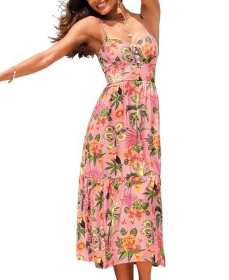 Women's Southbound Tropical Midi Beach Dress
