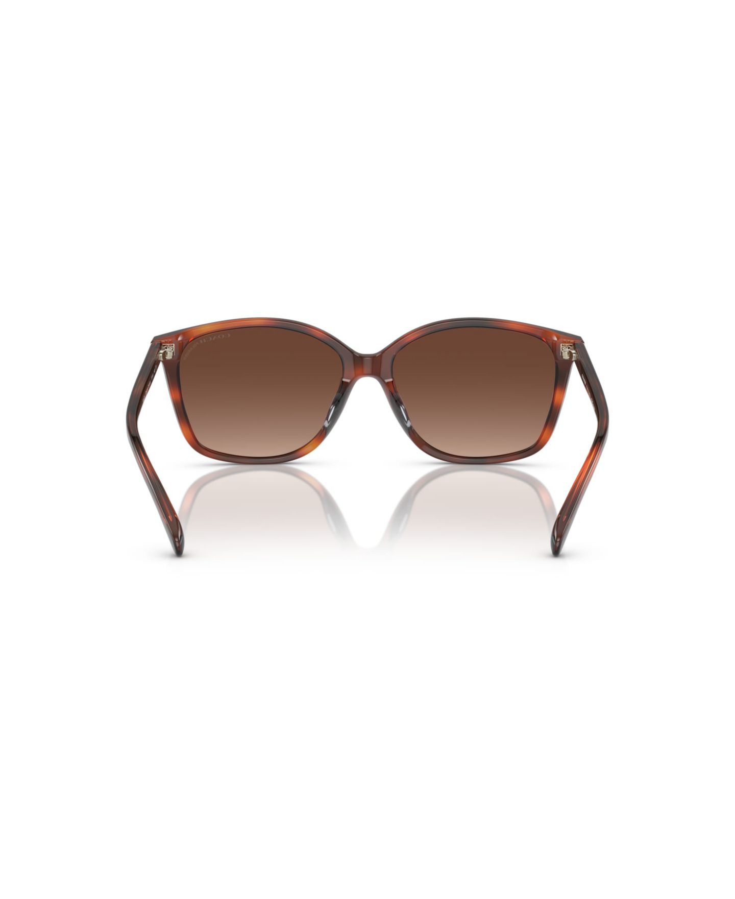 Женские солнцезащитные очки Coach Polarized Sunglasses, CH558 HC8361U, цвет: Карамельный черепаховый — фото 4