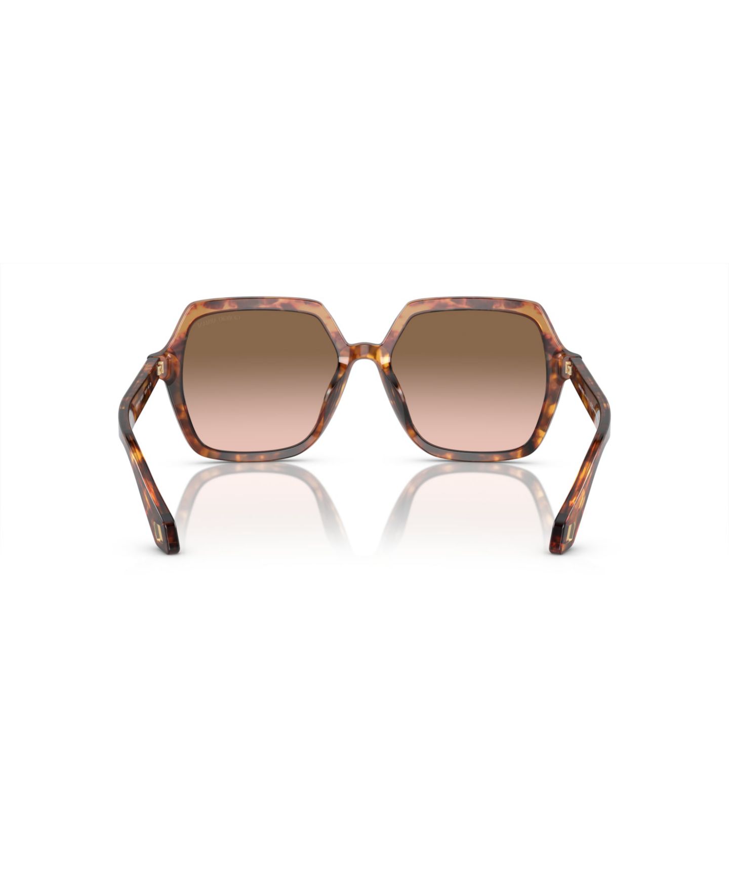 Женские солнцезащитные очки Giorgio Armani Sunglasses, Gradient AR8193U, цвет: Оранжевый / Красный — фото 3