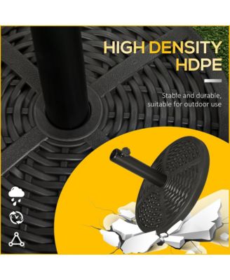 21 lbs. Market Umbrella Base Holder 18" Round Parasol Sd,