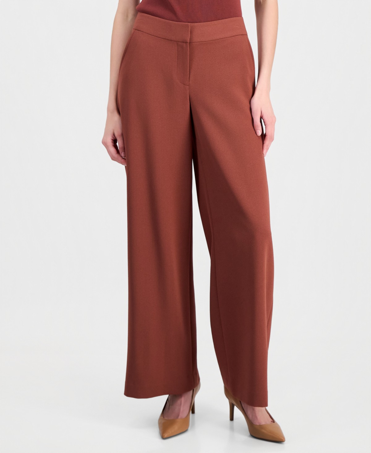 Женские брюки Tahari ASL Women's Mid-Rise Wide Leg Pants — фото 1