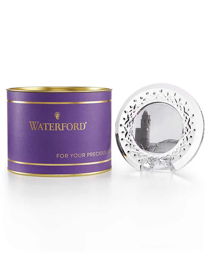Waterford Giftology Lismore Collection Crystal Small Round 3" Frame