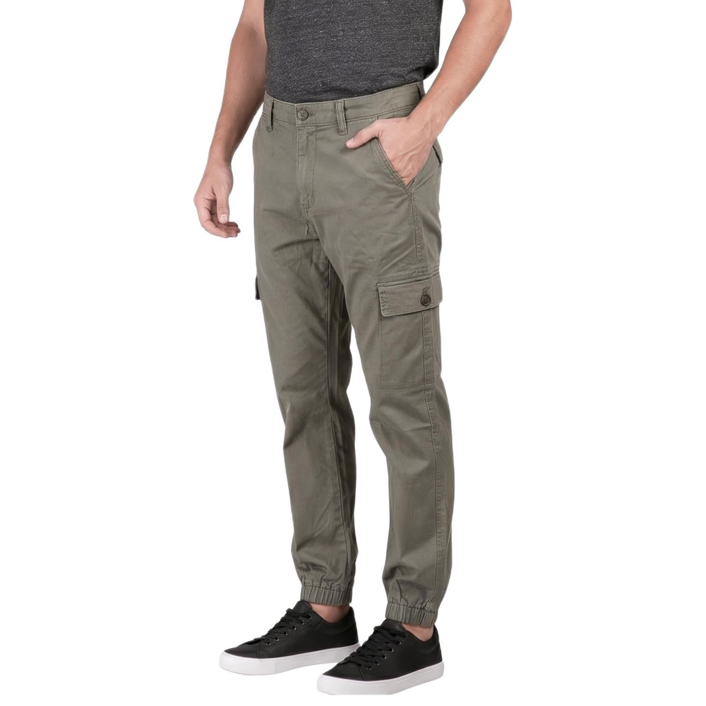 Мужские брюки Level 7 Cargo Pocket Jogger, цвет: Песочный каменный — фото 3