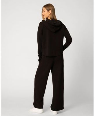 Women's Crochet Zip Front Pant Set