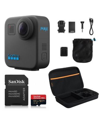 GoPro MAX 360 Action Camera Bundle with Media and Carry Case - Macy's