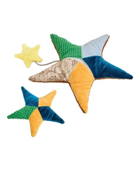 Детские мягкие игрушки Kaplan Early Learning Sea Stars Crinkle Plush, 2-Piece Set, цвет: Разноцветный