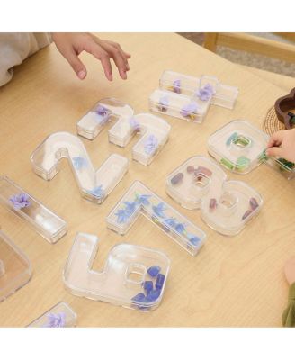 Numbers 0 through 9  Loose Parts Trays