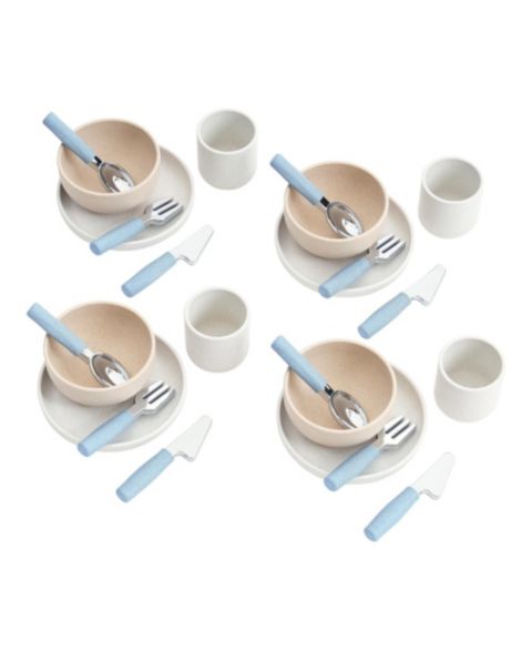 Детские игрушки Kaplan Early Learning Breakfast Tableware Pretend Play Set, 24-Piece, Ages 18 Months+