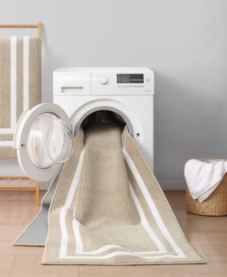 Double Border Runner Rug, 22" x 5''