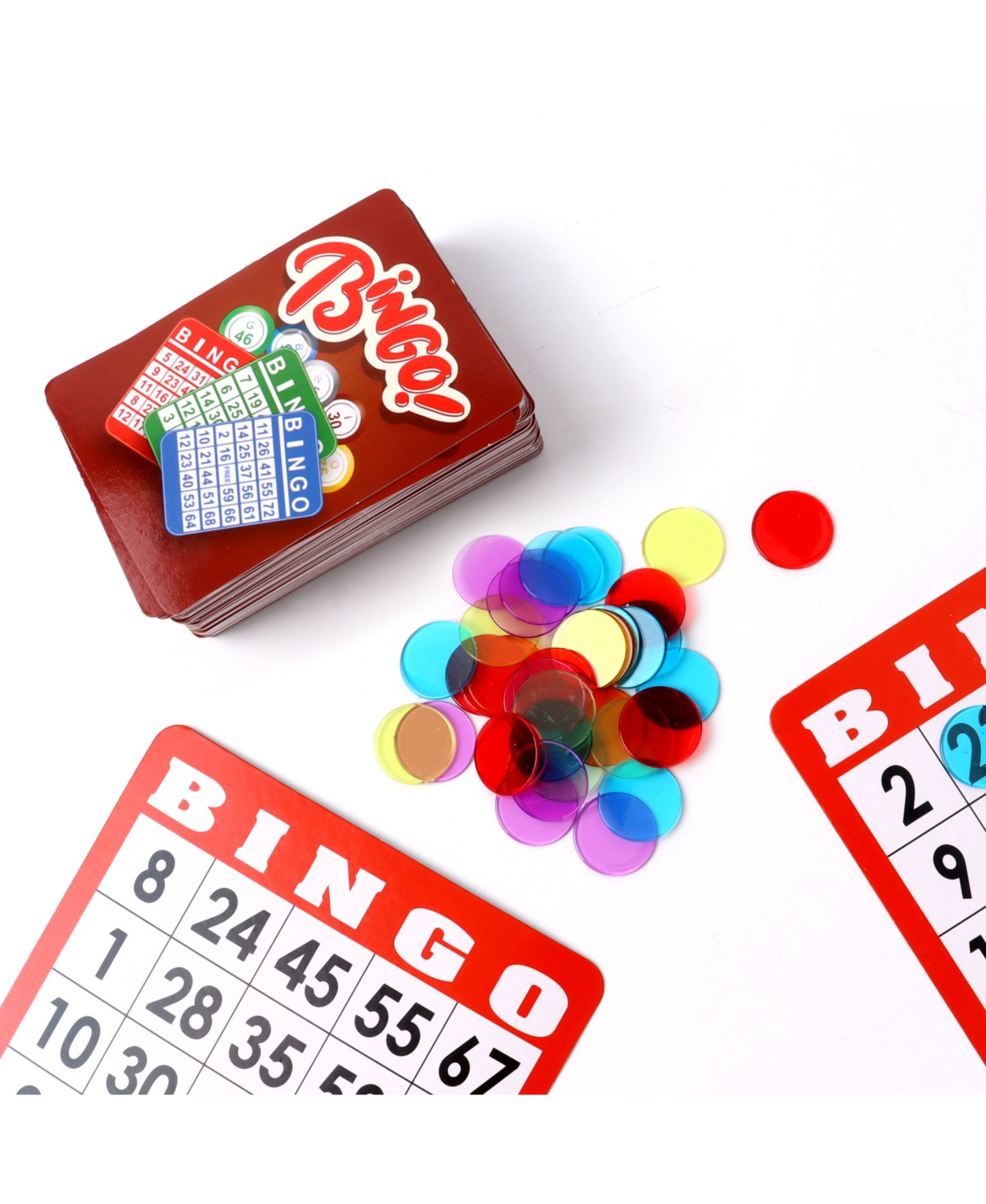 Детские игрушки GSE Games & Sports Expert High Visibility Plastic-Coated Bingo Calling Cards, 79 Cards, Ages 3+ — фото 4