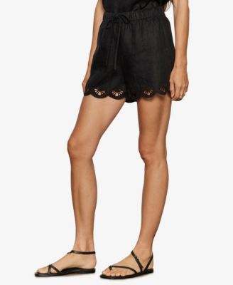 Women's Scallop Pull-On Shorts