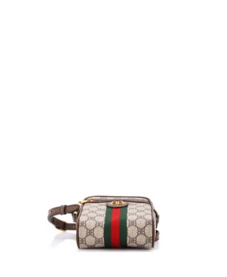Mini x Gucci The Hacker Project Zip Messenger Bag BB Coated Canvas