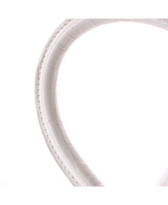 Small Hourglass Top Handle Bag Embossed Leather