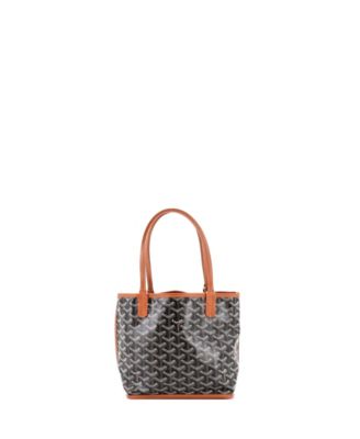 Mini Anjou Reversible Tote Coated Canvas