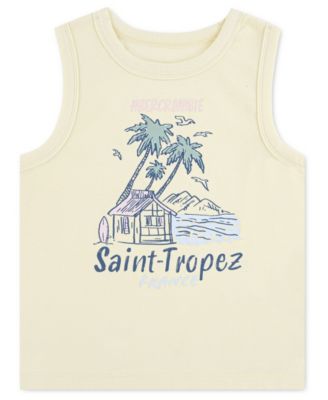 abercrombie kids Girls Tropez Surf Club Tank Top - Ivory 20$