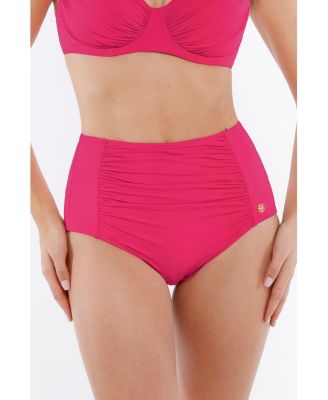 Women's Shapewear Ruched Tummy Control Bikini Top & High Waist Bottom Bikini Set